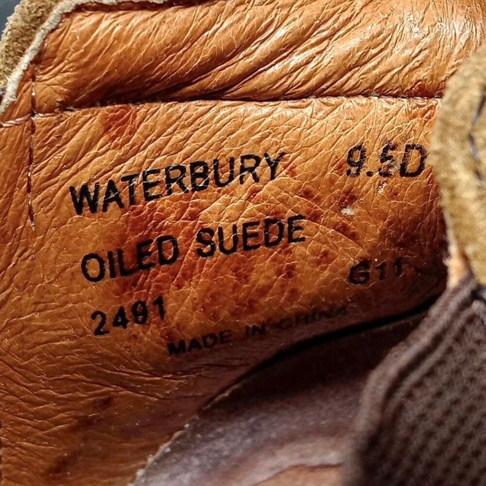 Polo Ralph Lauren Waterbury Oiled Suede Chelsea Boots Men's Size 9.5 - Picture 11 of 11